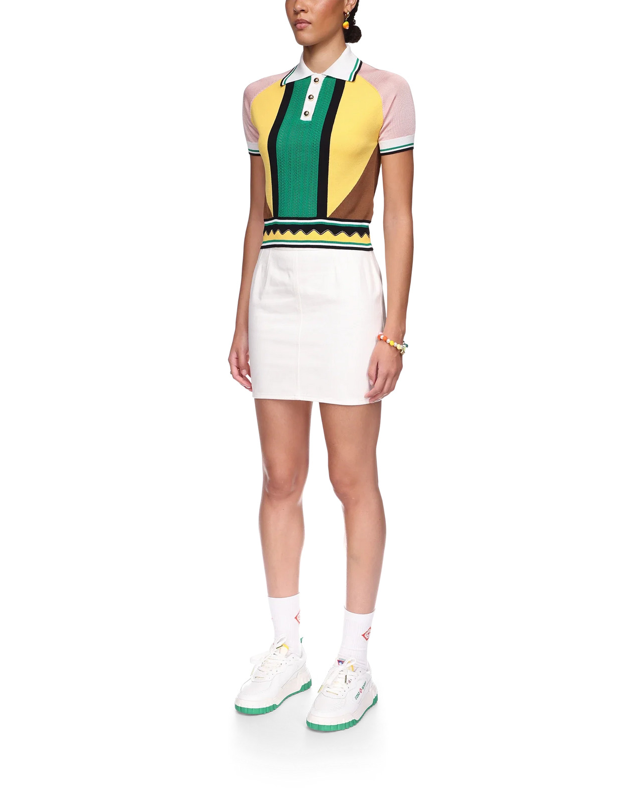 Graphic Panelled Polo - 3