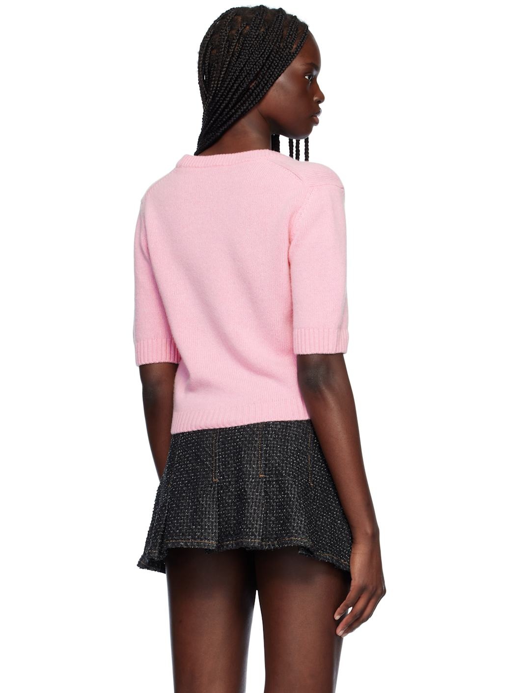 Pink Future Wool Mix Cardigan - 3
