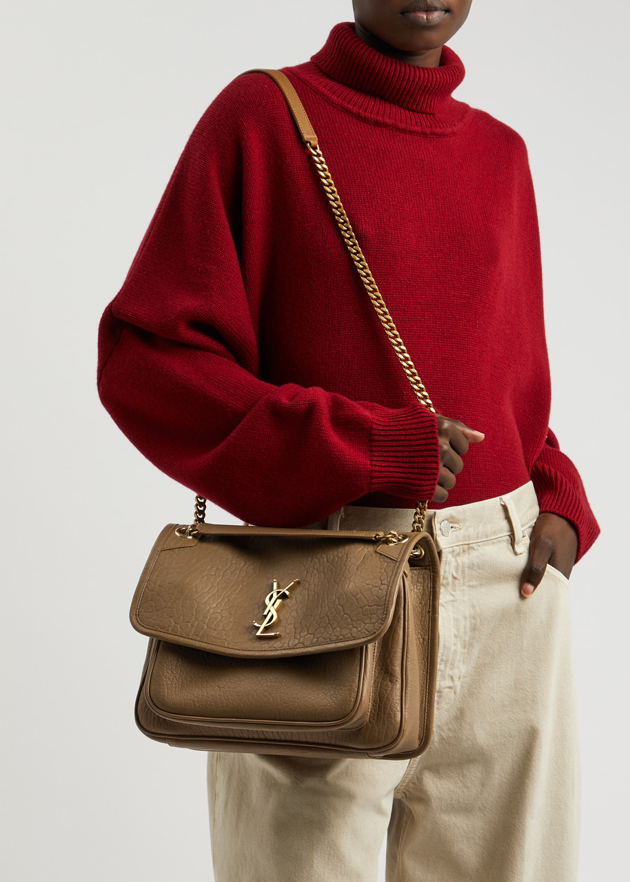 Nikki grained leather shoulder bag - 5