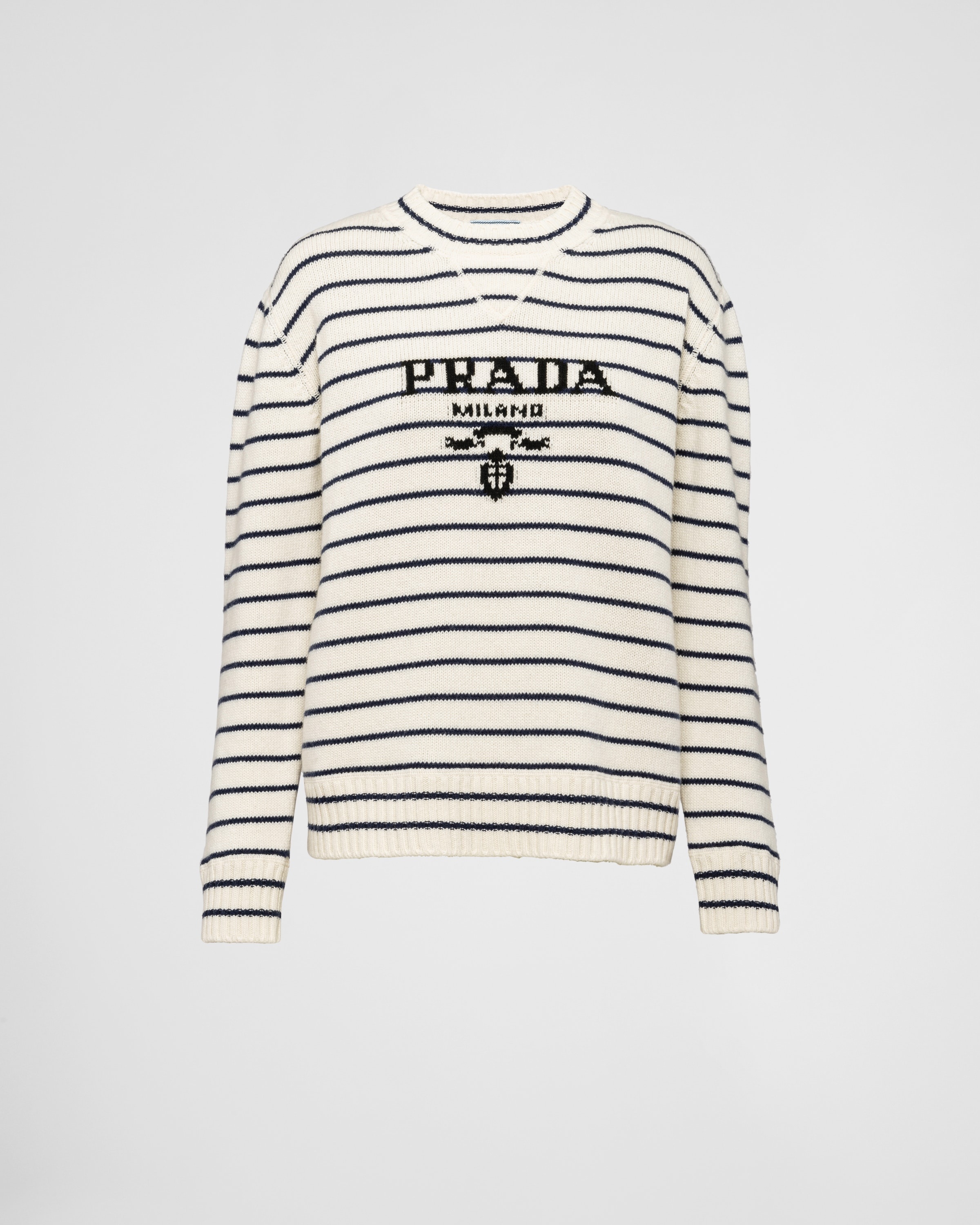 Wool and cashmere crew-neck sweater - 1