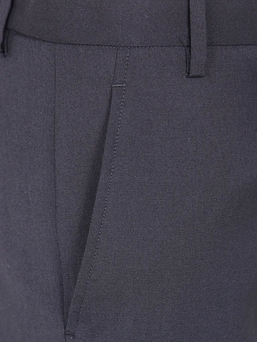 Ann Demeulemeester Women "Rael" Cigarette Trousers With Raw Edge Cotton Detail - 5