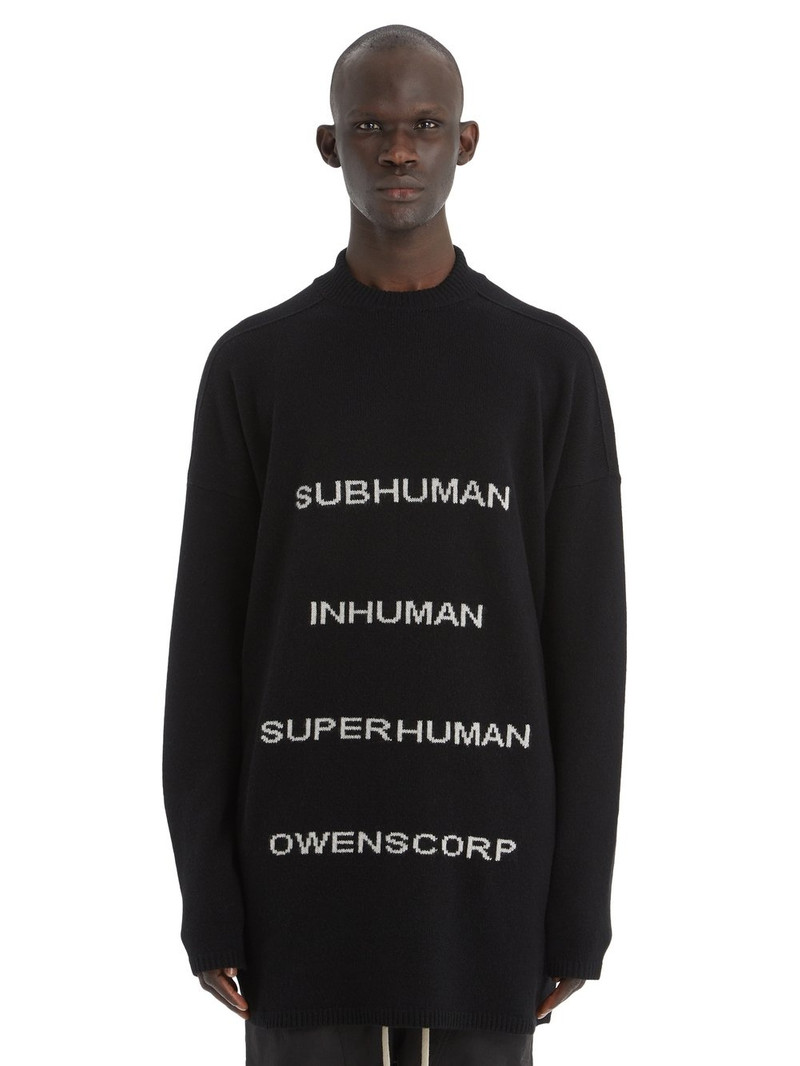 Subhuman Inhuman print jumper 1