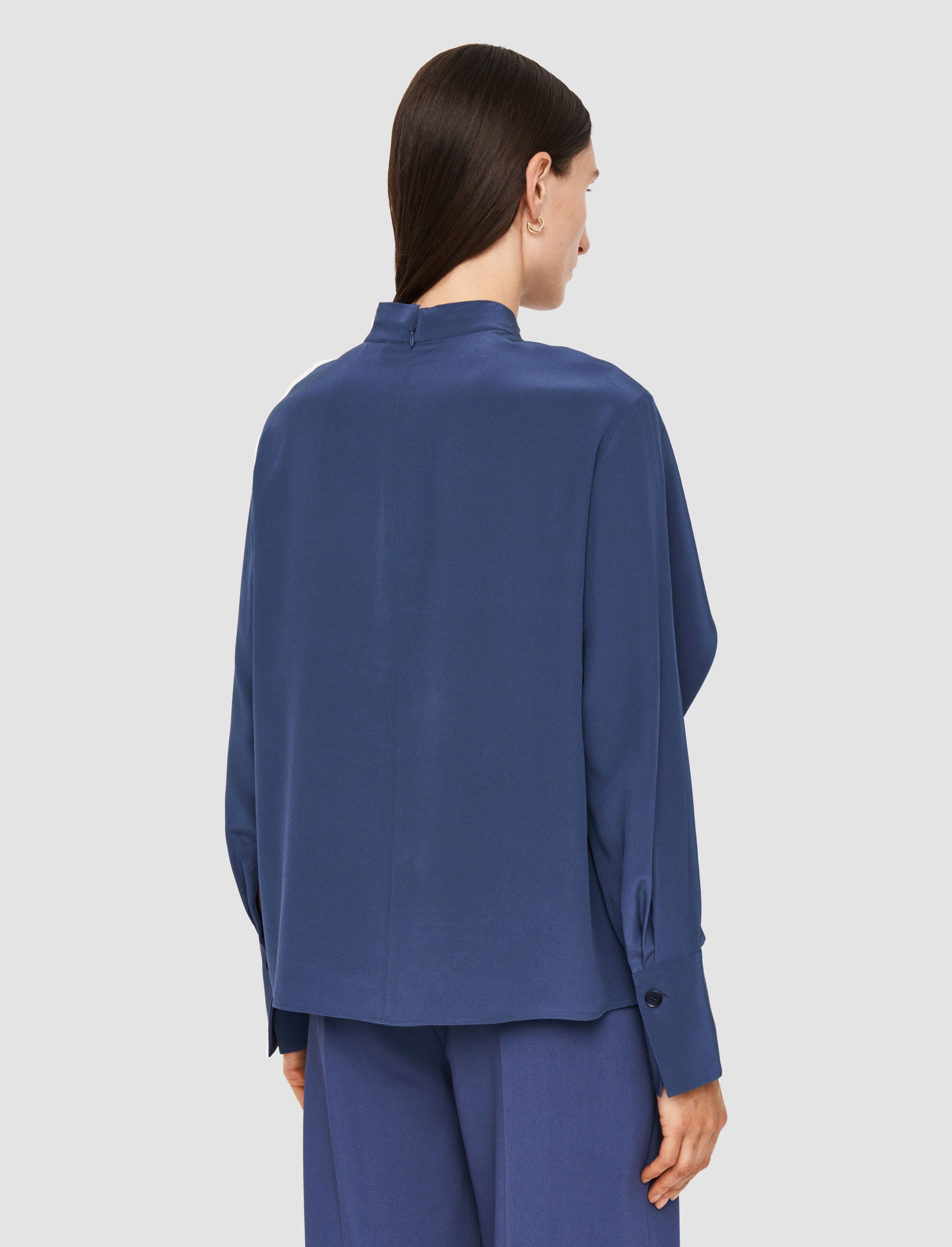 Bailie Silk Crepe de Chine Blouse - 4