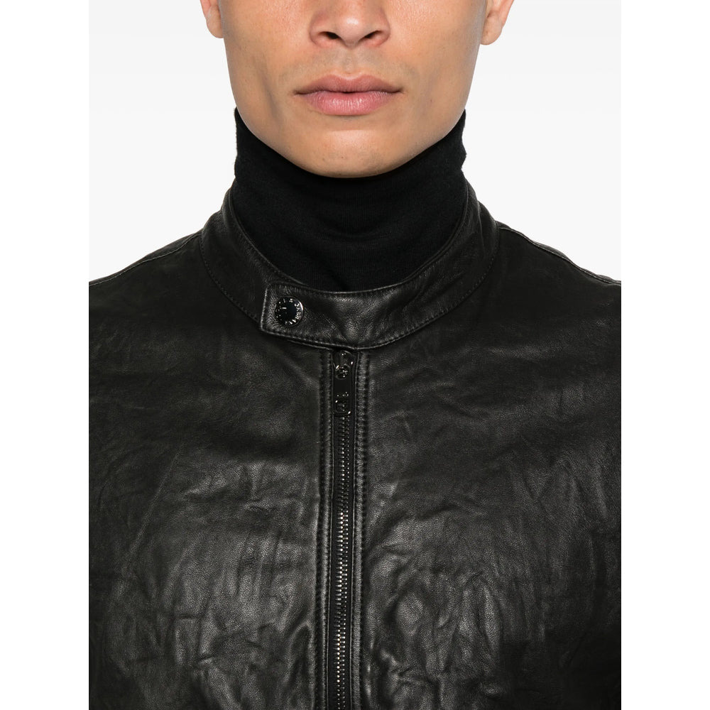 Dolce & Gabbana Black Jackets - Leather Jackets Men - 5