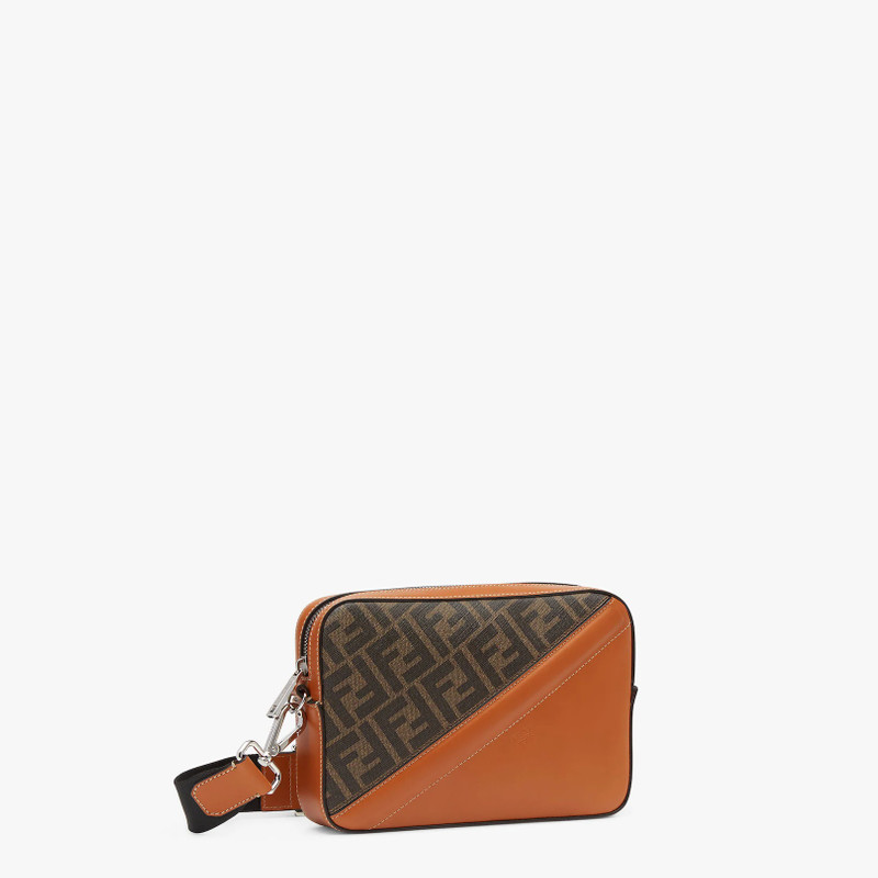 FENDI Brown fabric bag outlook