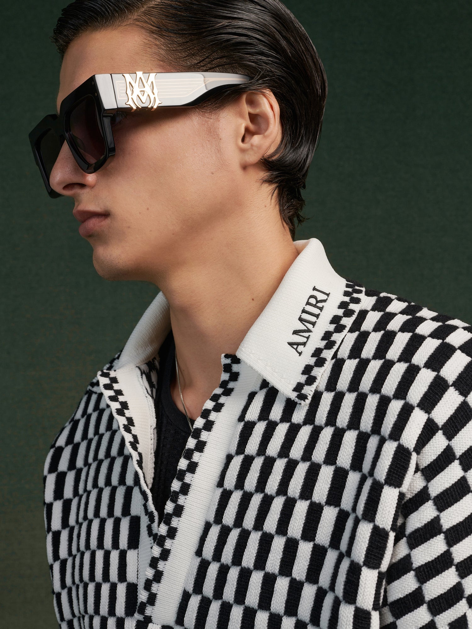 CHECKERED OVERSIZED POLO - 2
