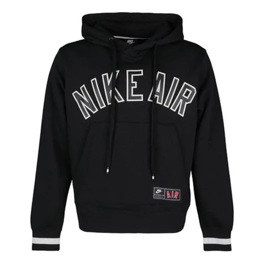 Nike Air MENS Sportswear Casual Logo Print Fleeced Black AR1818-010 - 1
