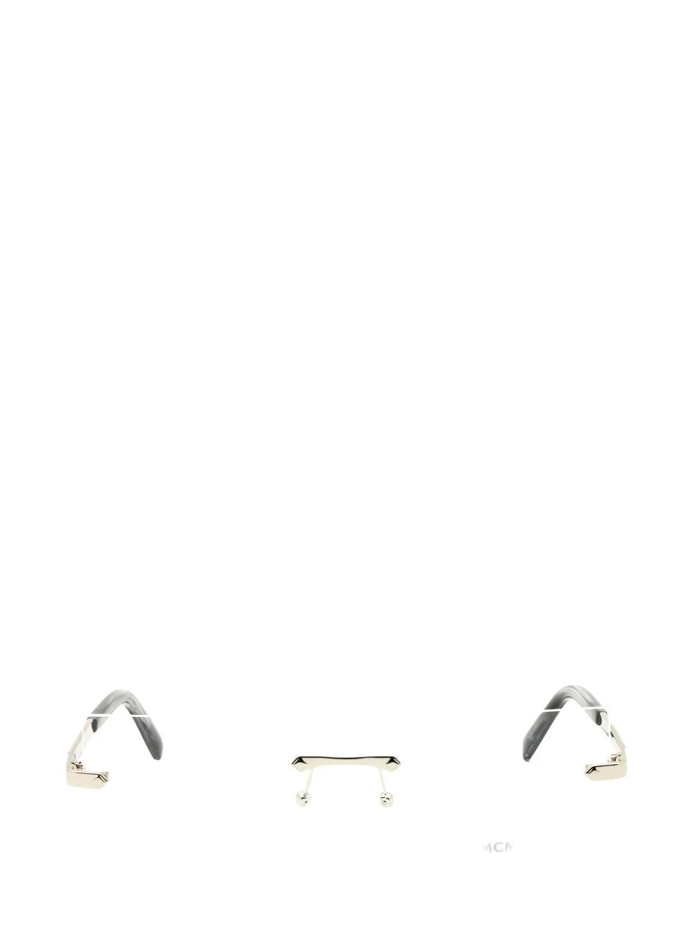 rectangle-frame rimless glasses - 1