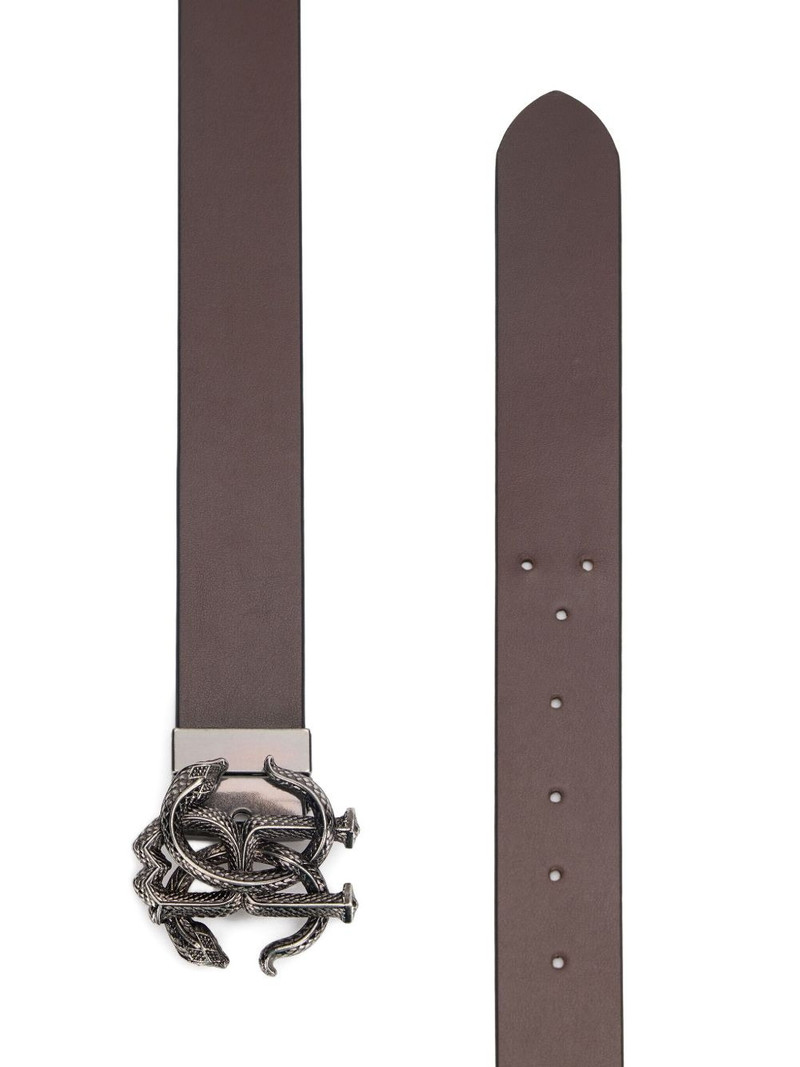 Roberto Cavalli metallic buckle belt outlook