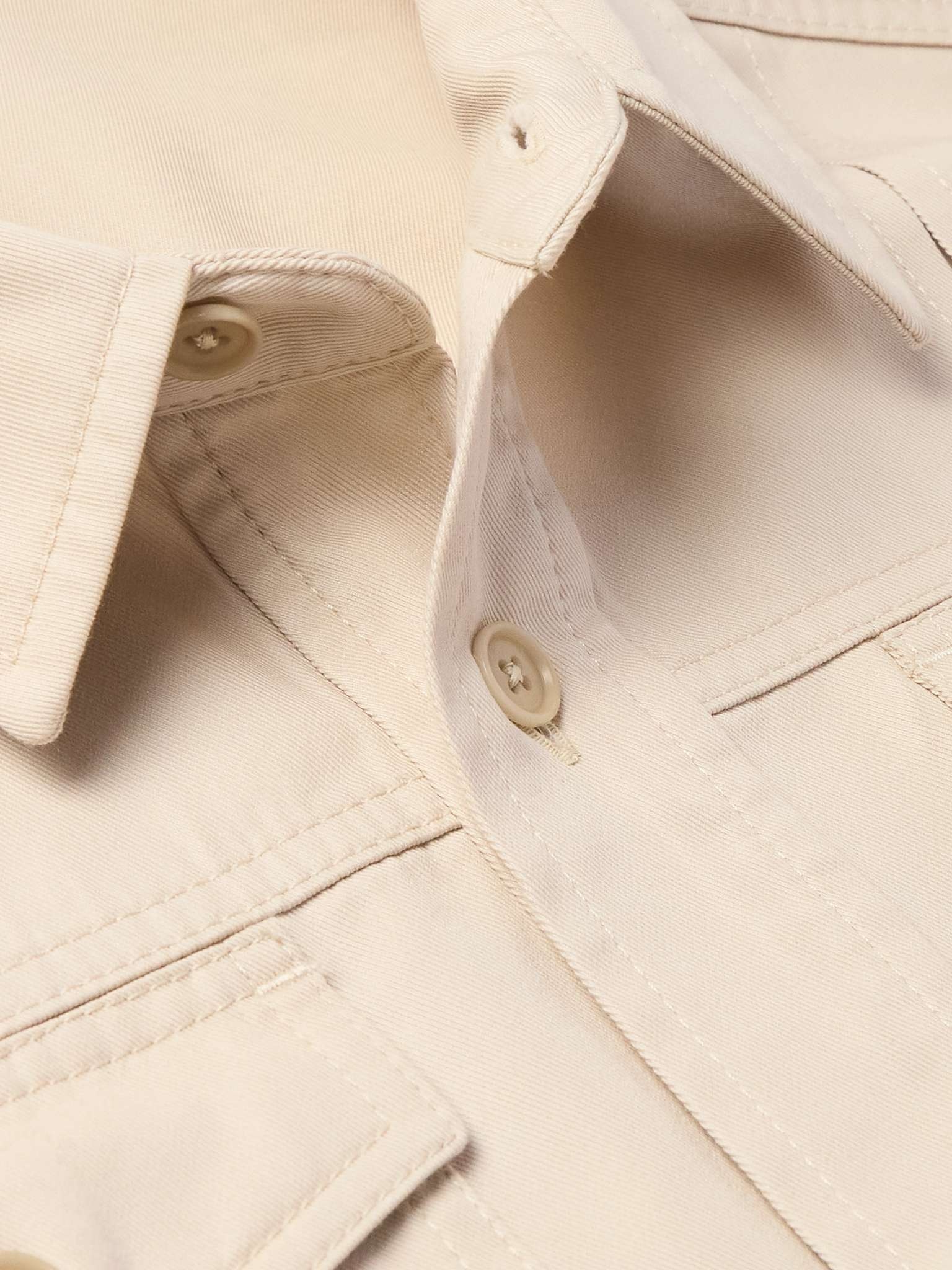 Cotton and Silk-Blend Twill Overshirt - 5