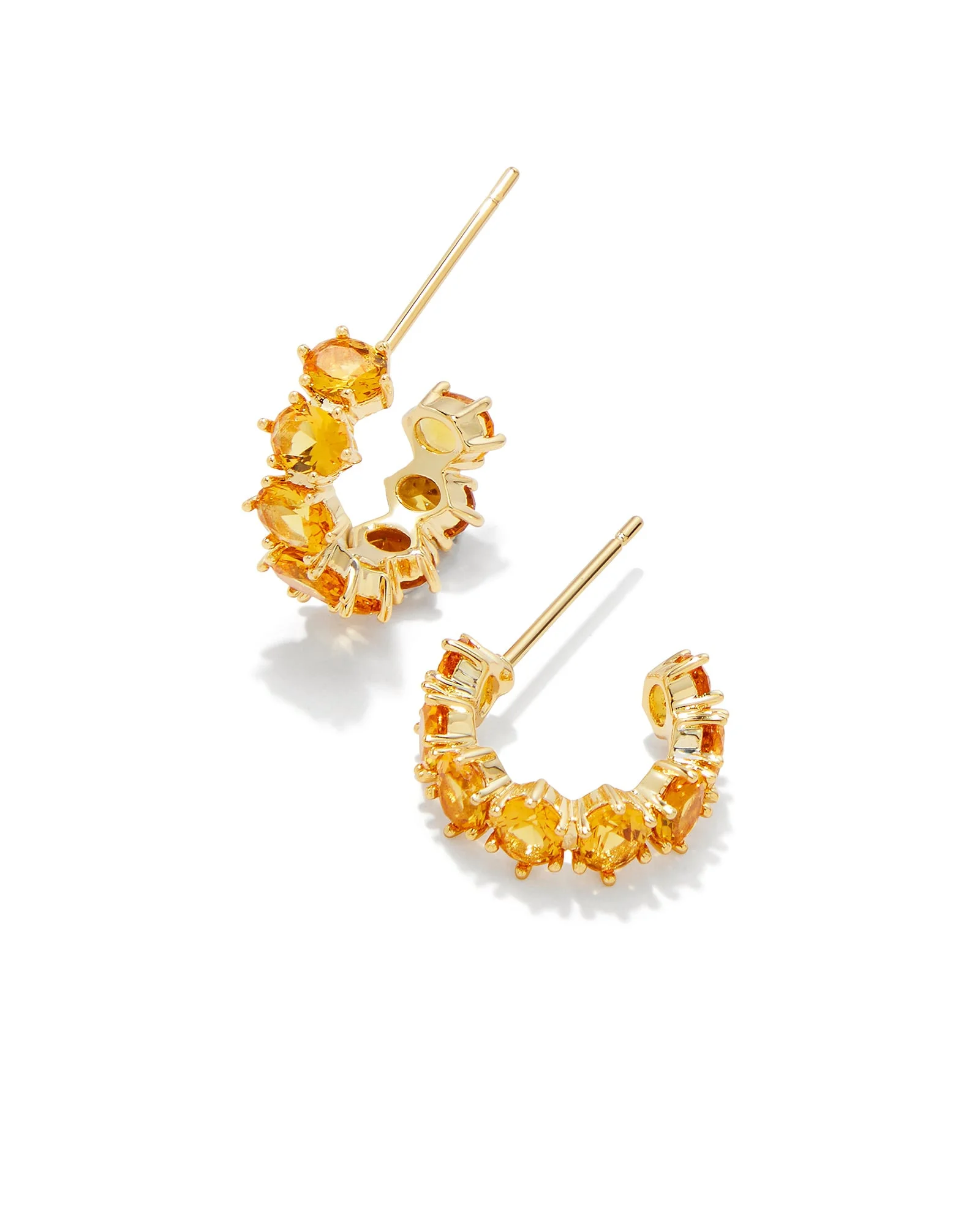 Cailin Gold November Huggie Earrings - 1