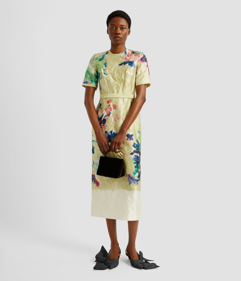 SHORT SLEEVE MIDI DRESS 1