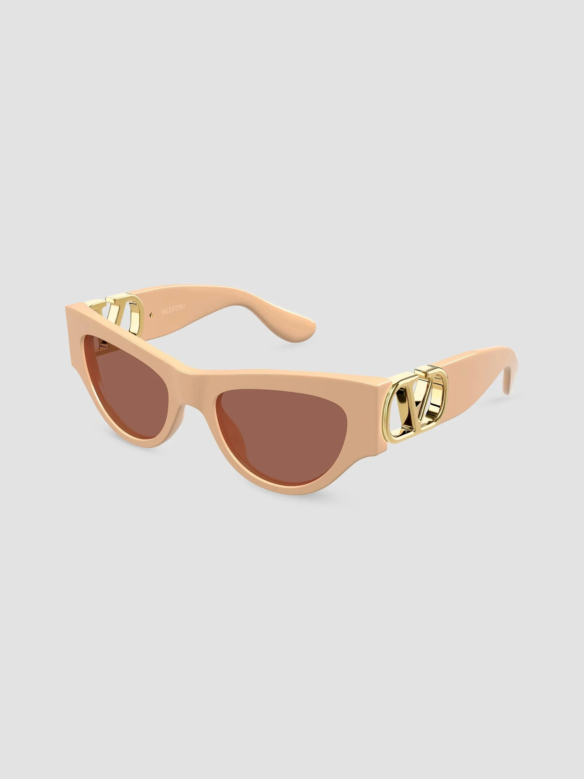 Women's VLogo 55MM Cat-Eye Sunglasses - Beige - 1