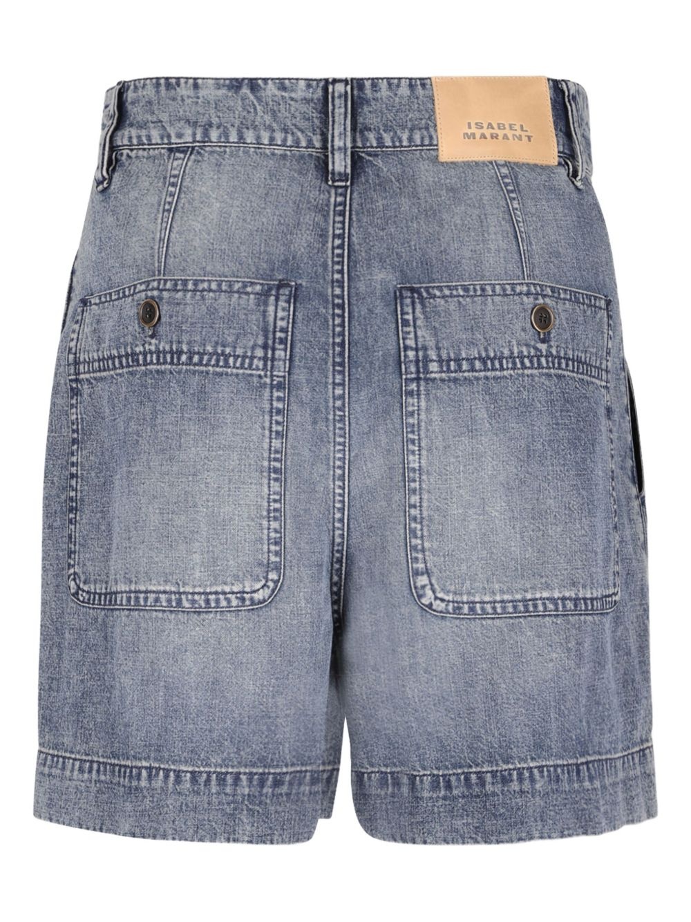 pleated pocket shorts - 2