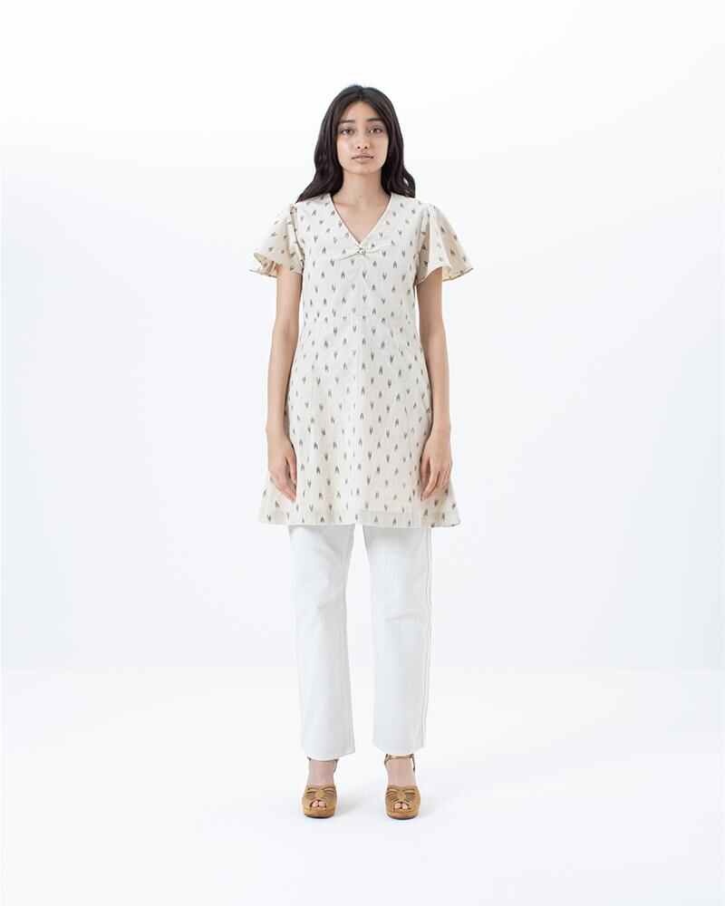PATTI ONE-PIECE (KASURI) IVORY - 2