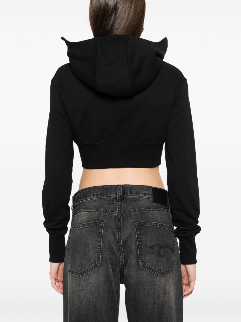 cropped hoodie - 4