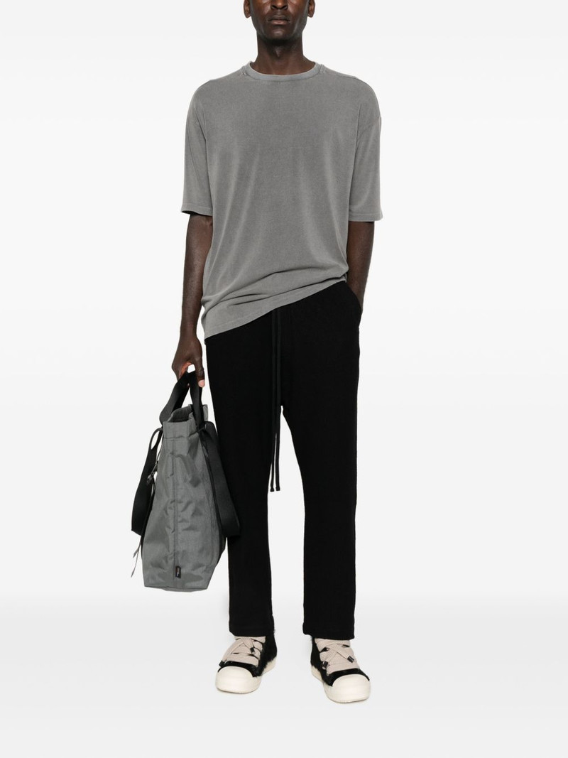 thom/krom drawstring ribbed cropped trousers outlook