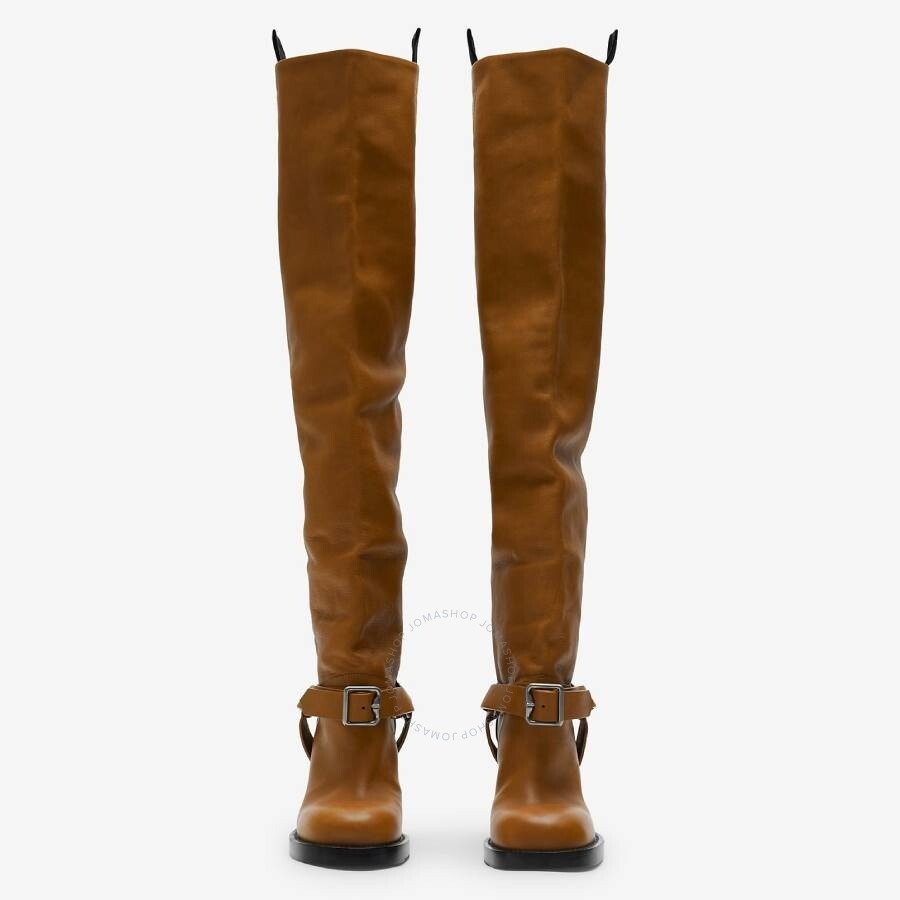 Burberry Leather Soft Stirrup Boots - 2