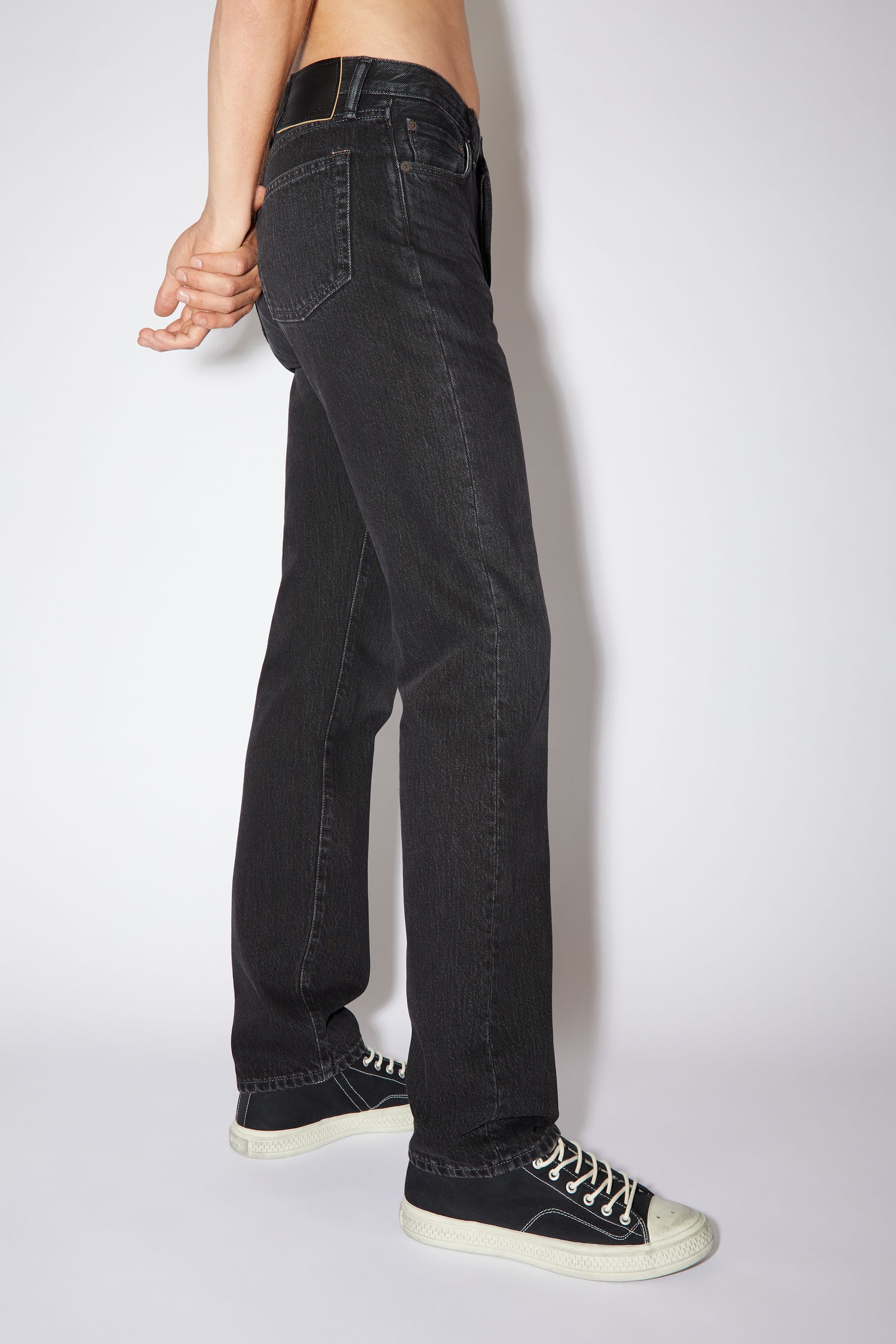 Straight fit jeans - Black - 4