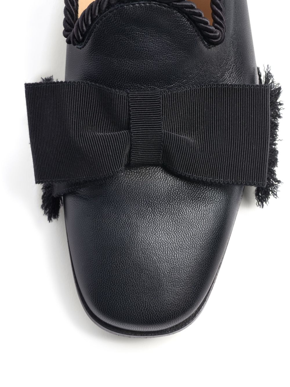 bow-detailing loafers - 5