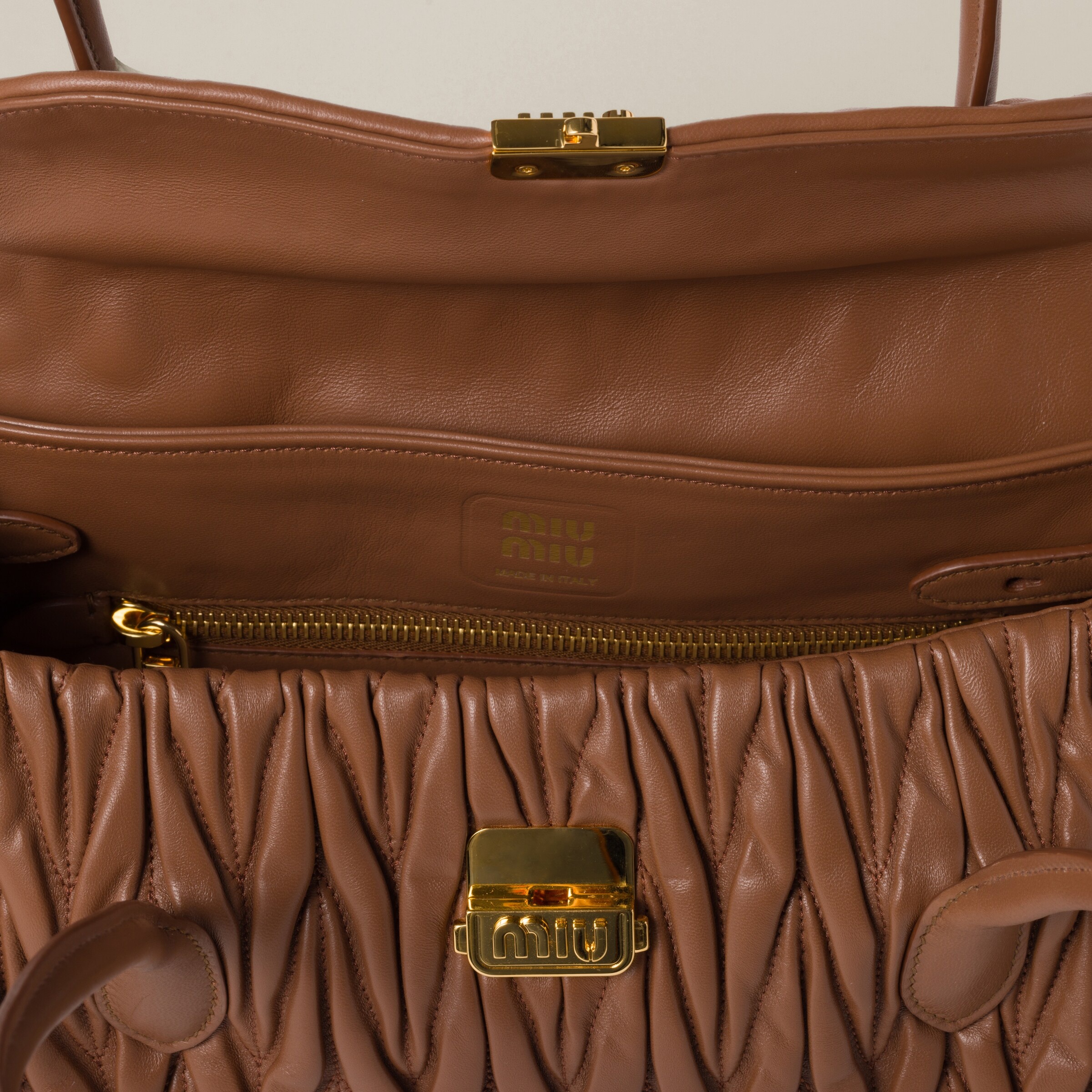 Matelassé nappa leather shoulder bag - 6