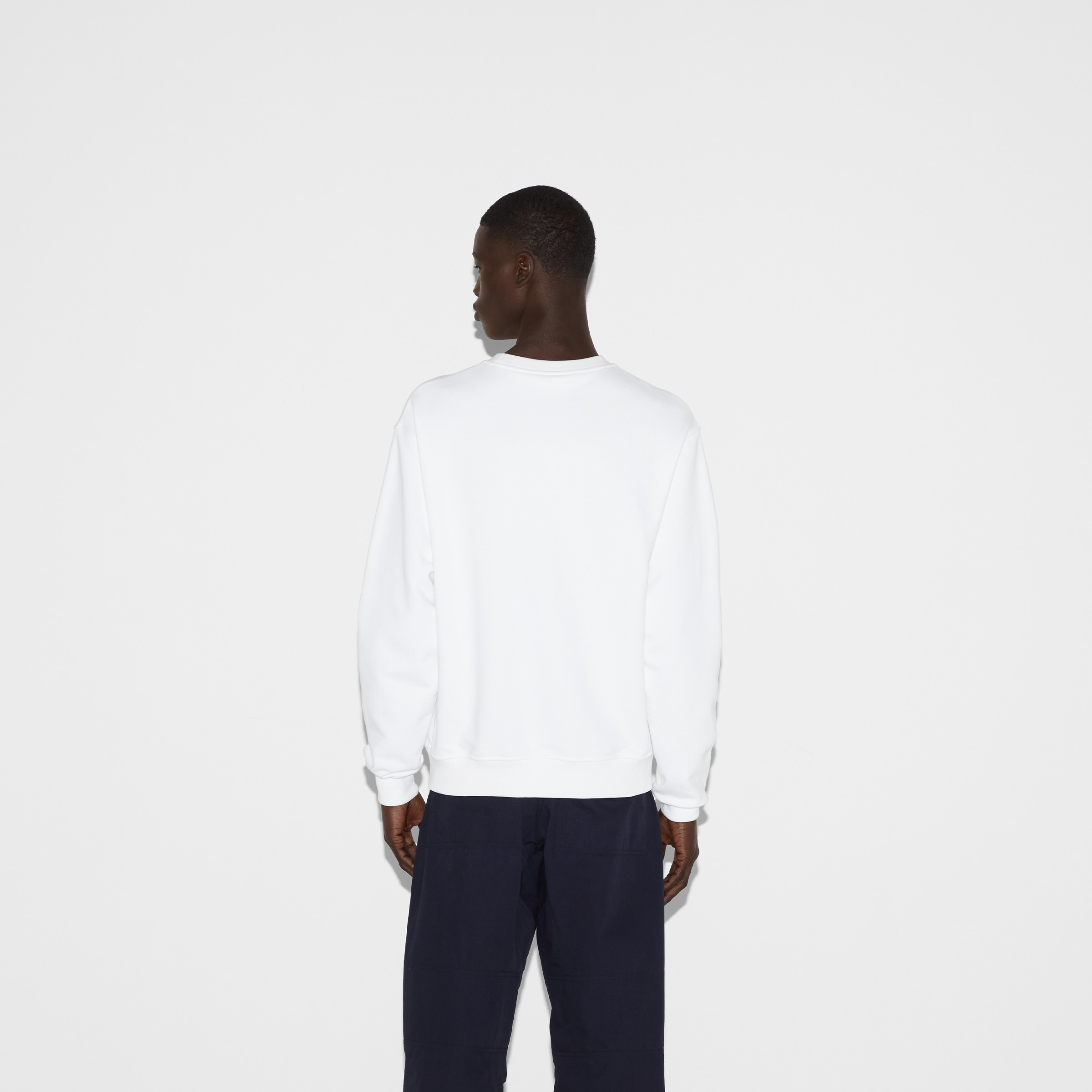 Cotton jersey sweatshirt - 4