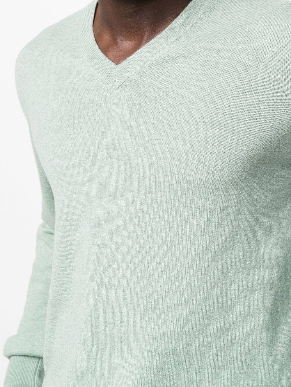 V-neck cashmere jumper - 5