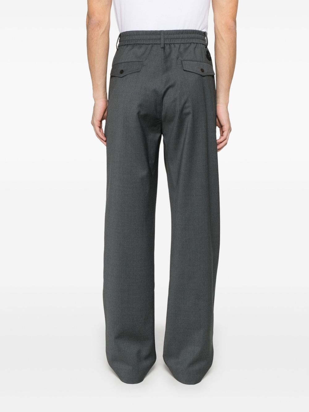 logo-patch trousers - 4