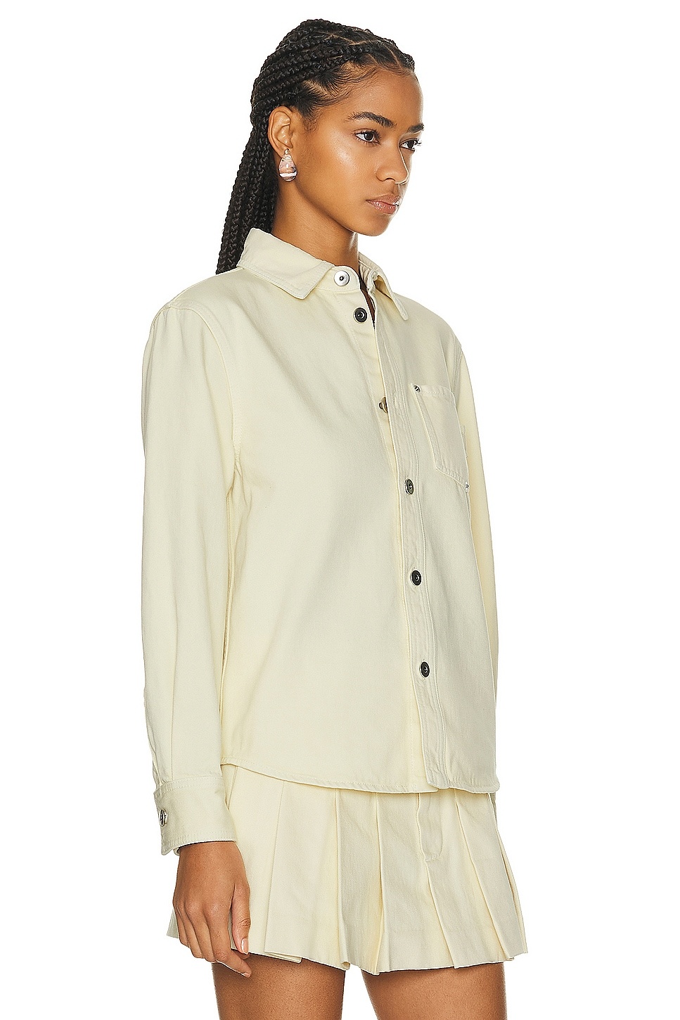 Long Sleeve Button Up Top - 2