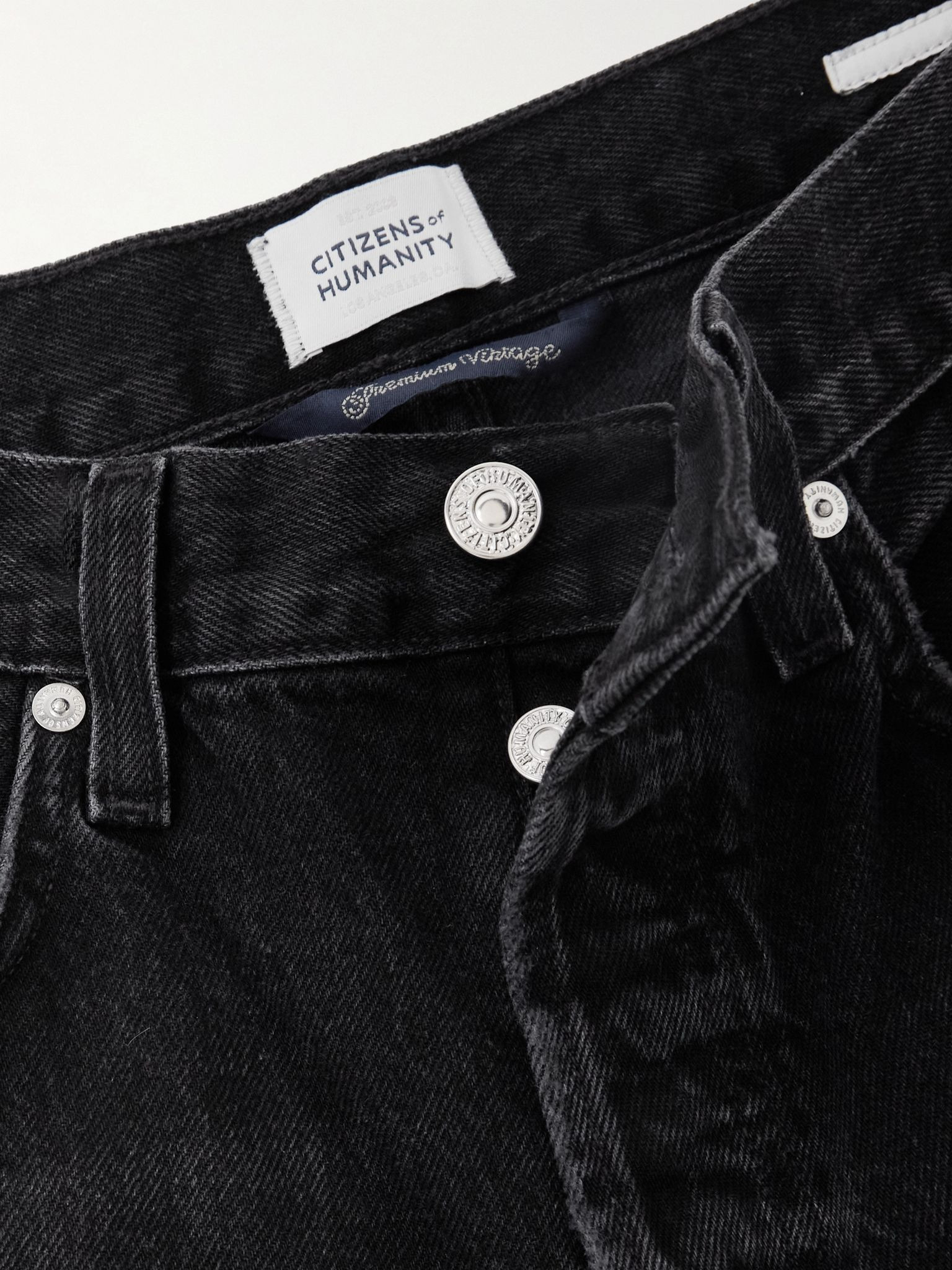 Miro mid-rise barrel-leg jeans Black - 5