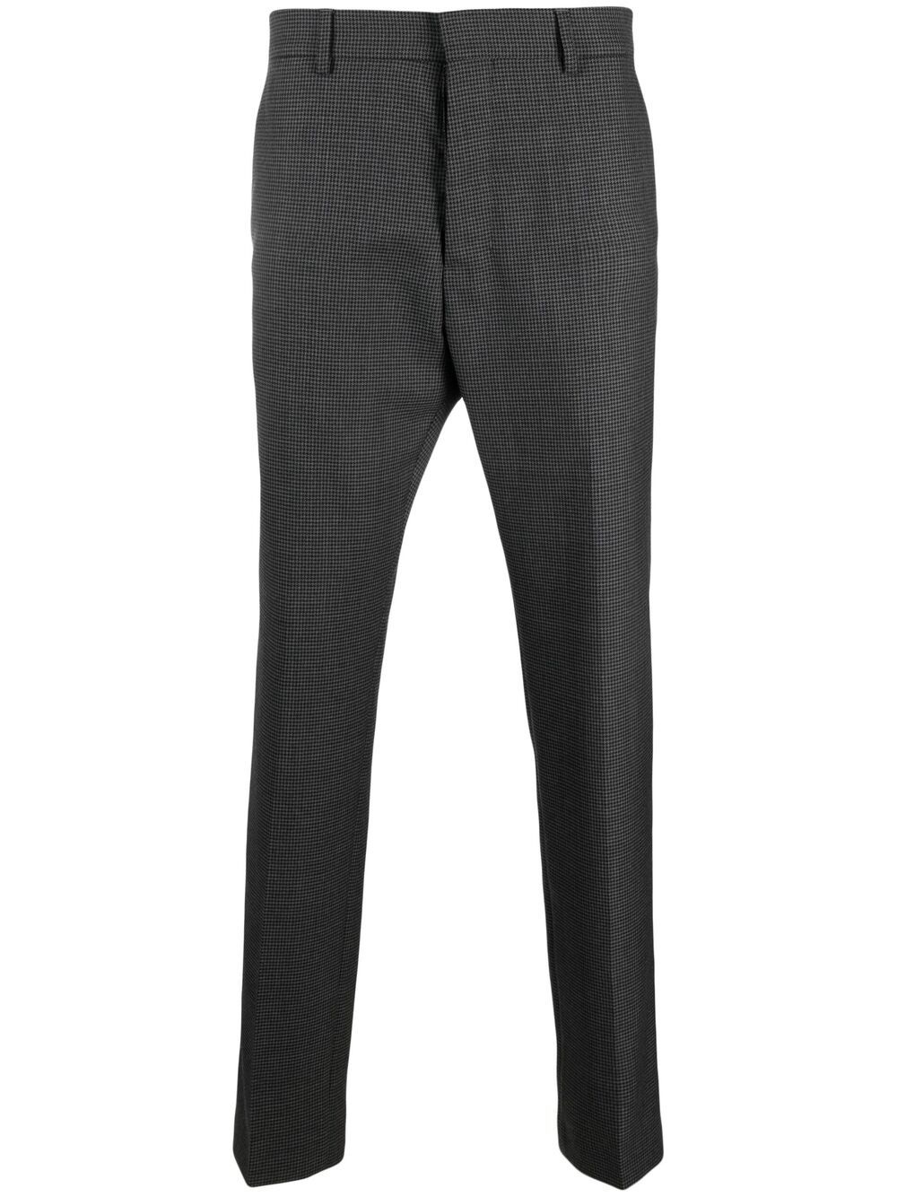 houndstooth cigarette-fit trousers - 1