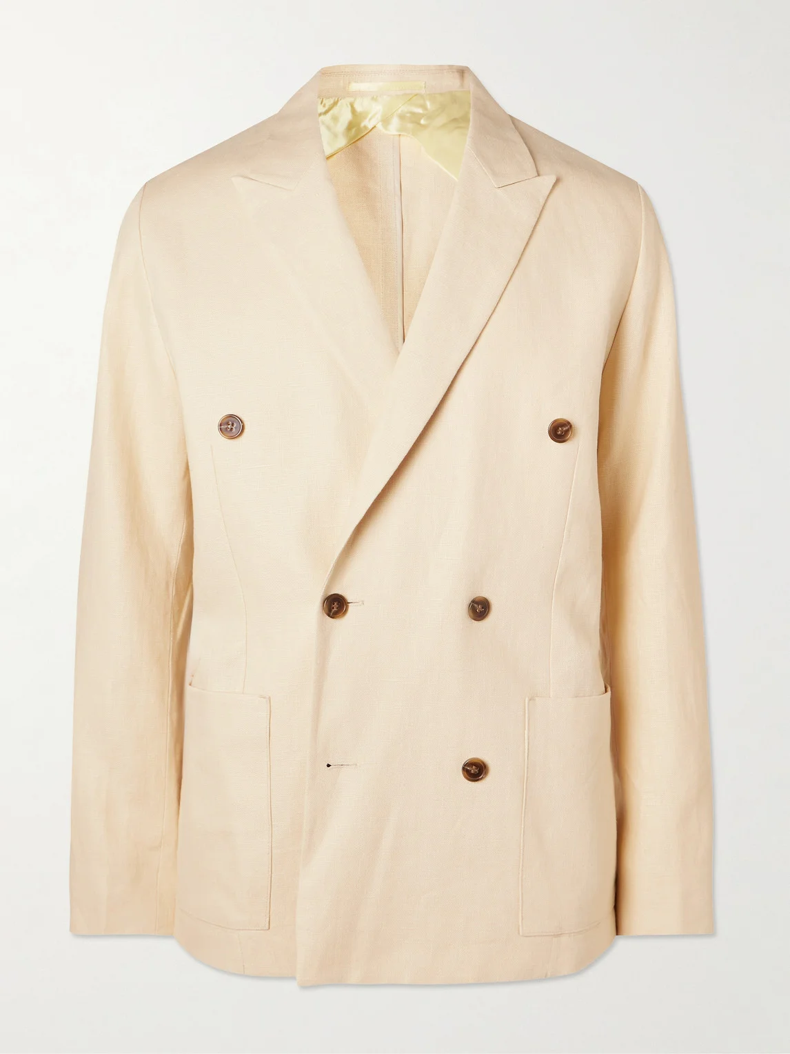 Jordin 1454 Double-Breasted Linen Suit Jacket - 1