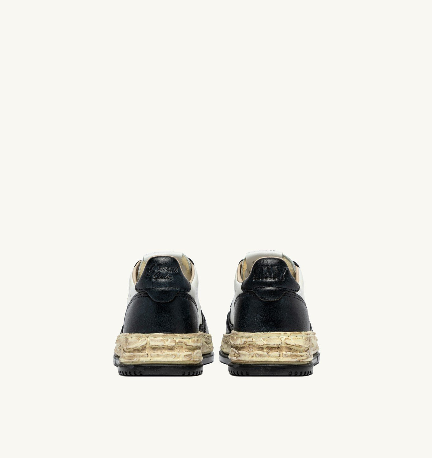 MEDALIST LOW SUPER VINTAGE 'Autry x Maison MIHARA YASUHIRO General Scale.' SNEAKERS IN WHITE AND BLA - 3