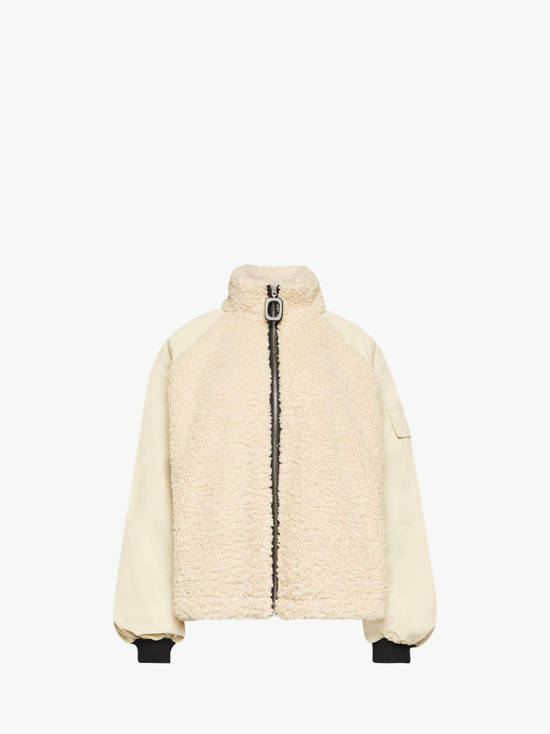 COLOUR BLOCK FLEECE TRACK TOP 1