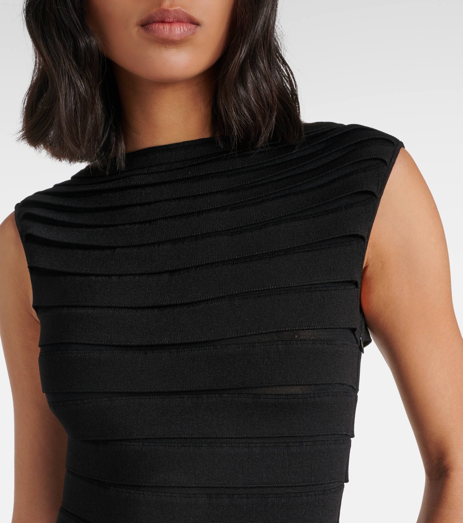 Striped midi dress - 4
