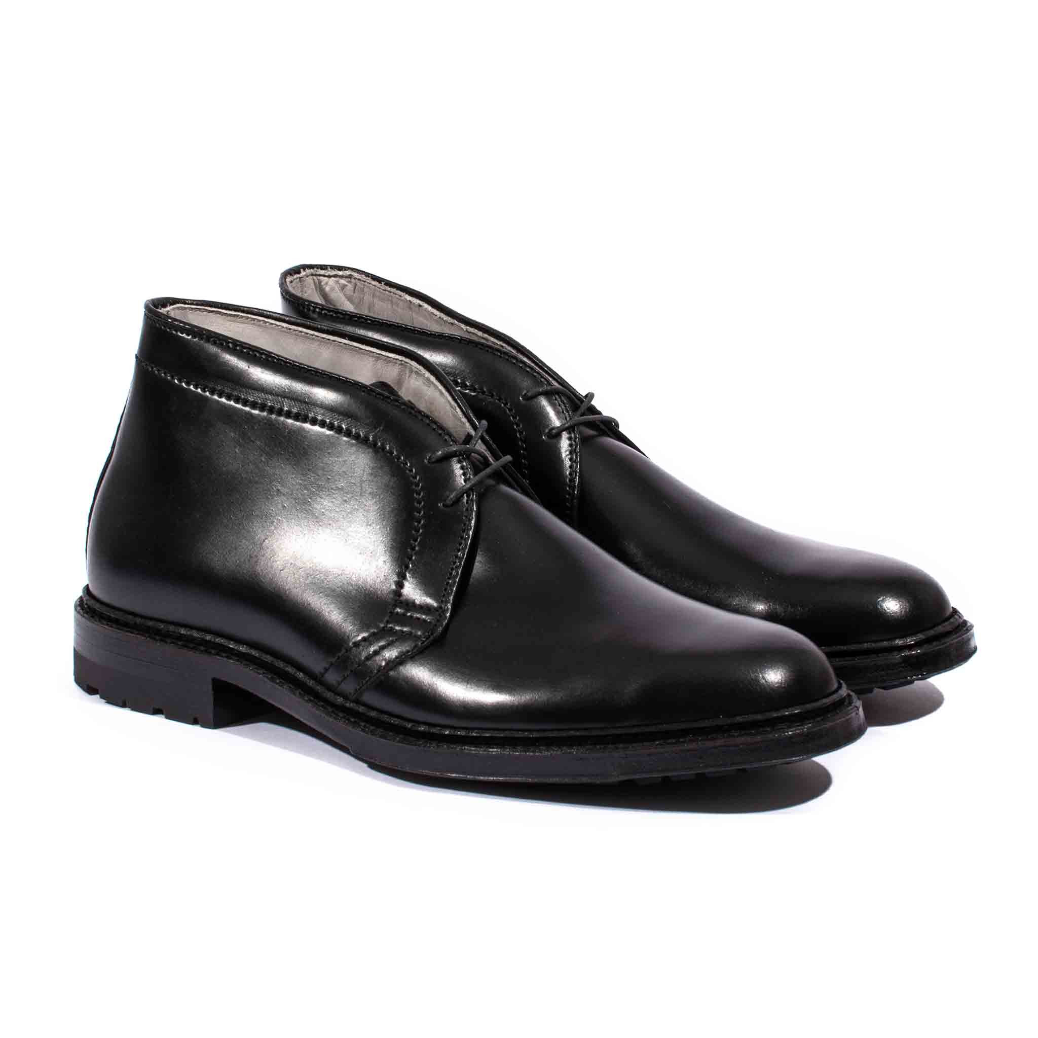 Chukka Boot Black Shell Cordovan with Commando Sole - 2