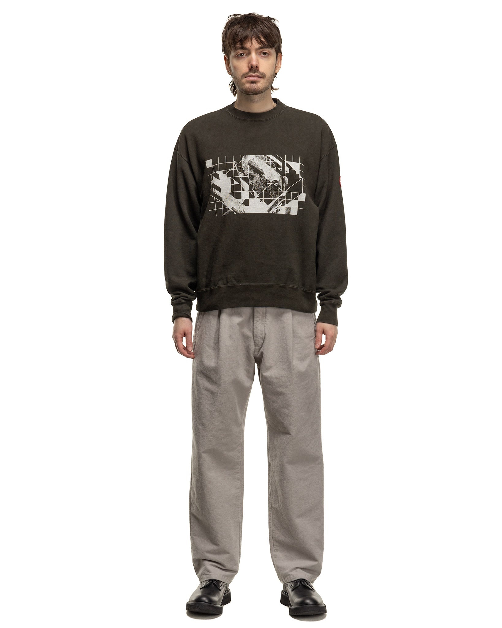 Cav Empt Washed Dimensions Crew Neck Black | havenshop