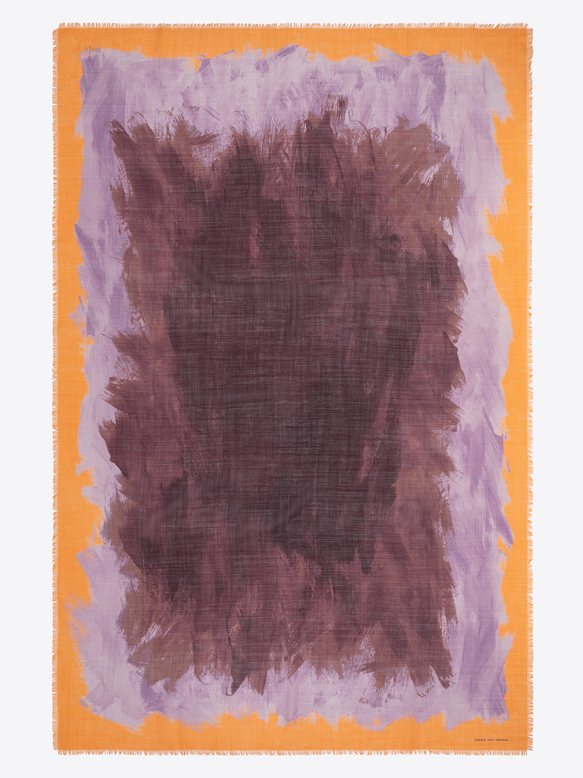 PRINTED WOOL SCARF - 1