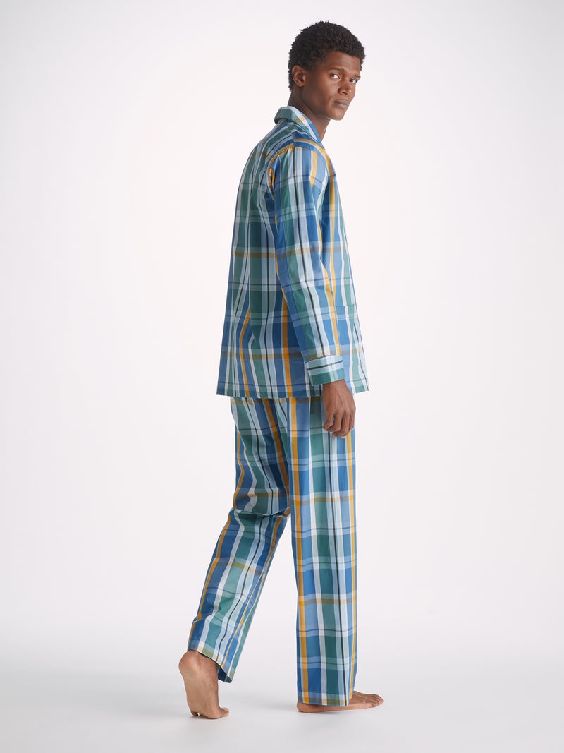 Men's Classic Fit Pyjamas Barker 35 Cotton Multi - 4
