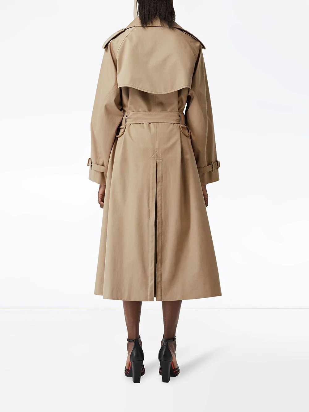 step-through trench coat - 4