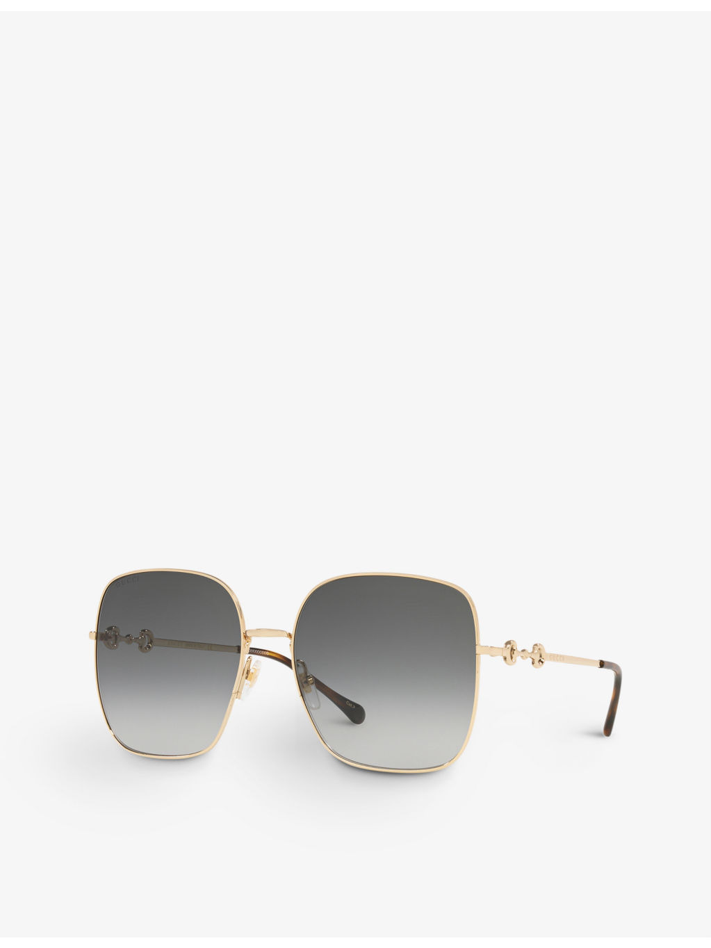 GG0879S square-frame glass and metal sunglasses - 2
