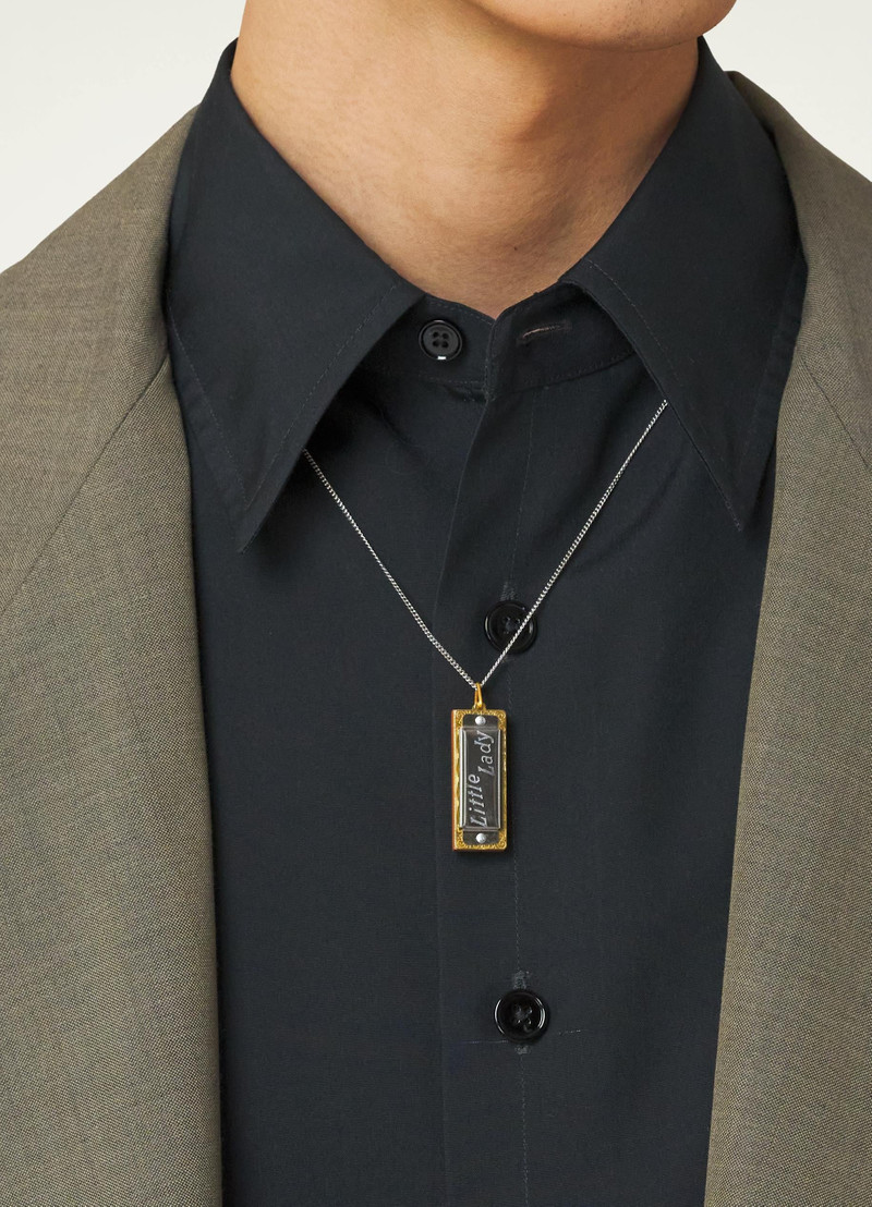 HARMONICA NECKLACE
RHODIUM SILVER 5