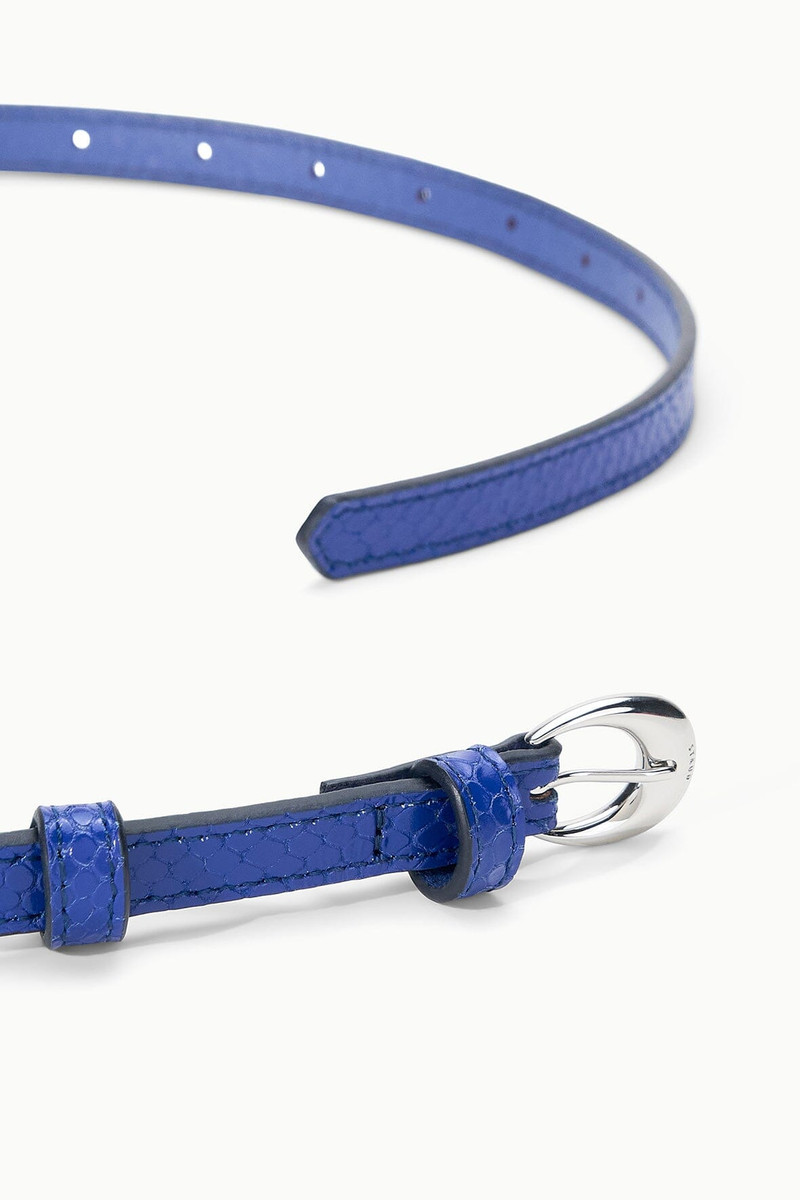 STAUD STAUD SLIM MOON BUCKLE BELT - 13MM COBALT outlook