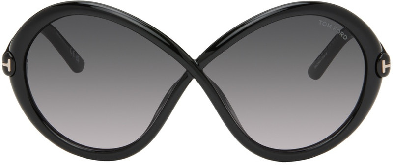 TOM FORD Black Jada Sunglasses outlook