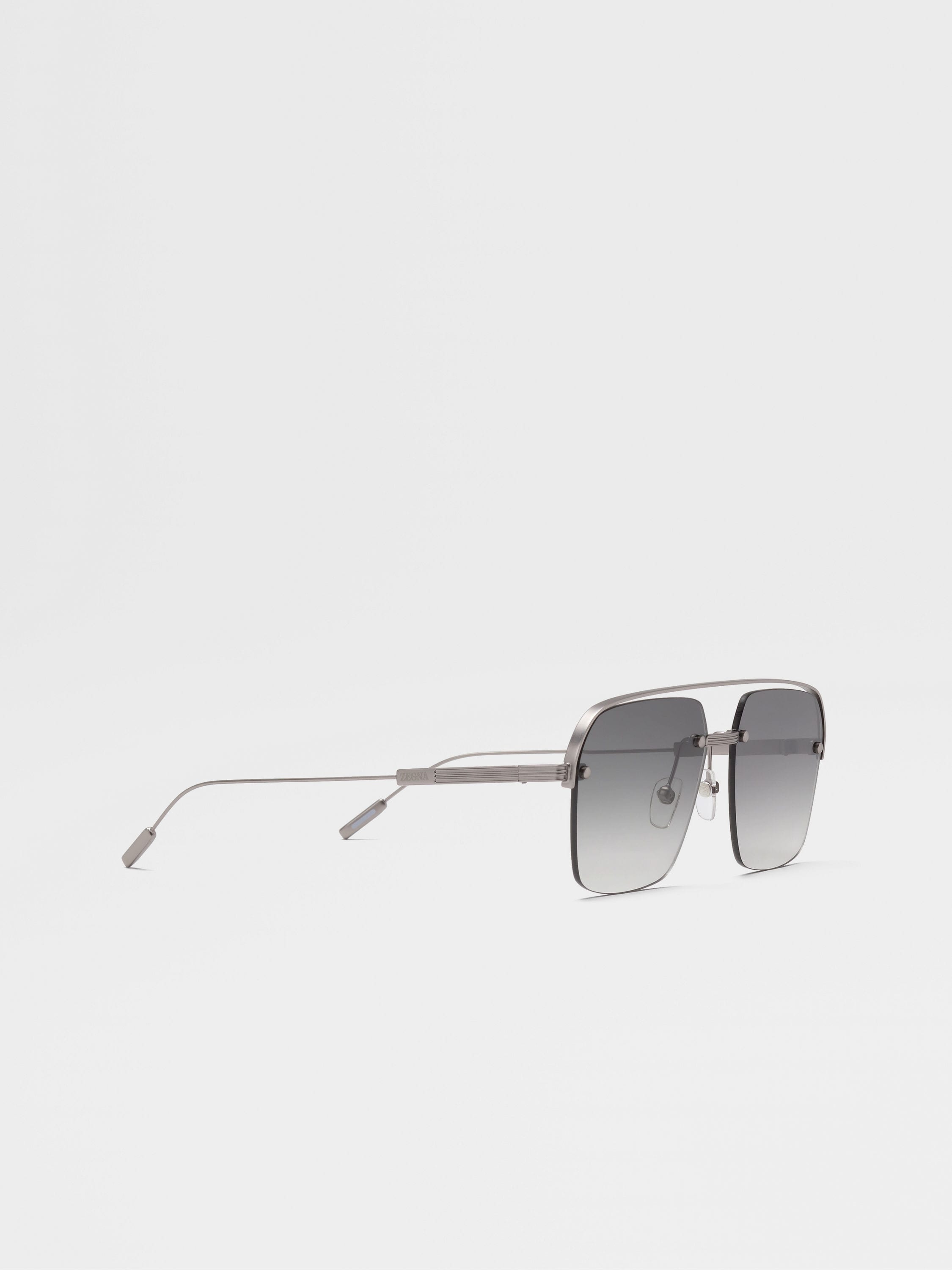 LIGHT RUTHENIUM METAL SUNGLASSES - 3
