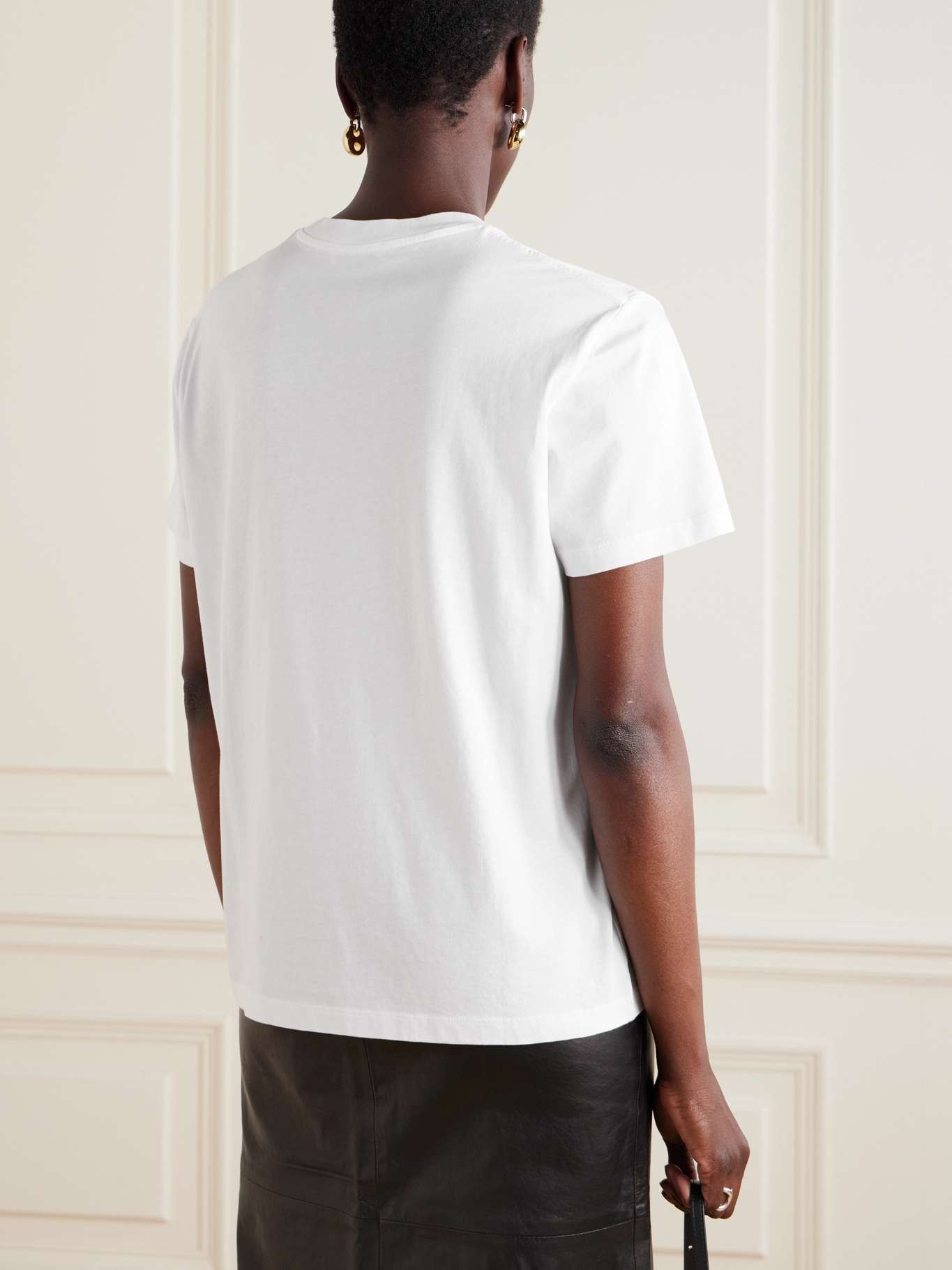 Cotton-jersey T-shirt White - 4