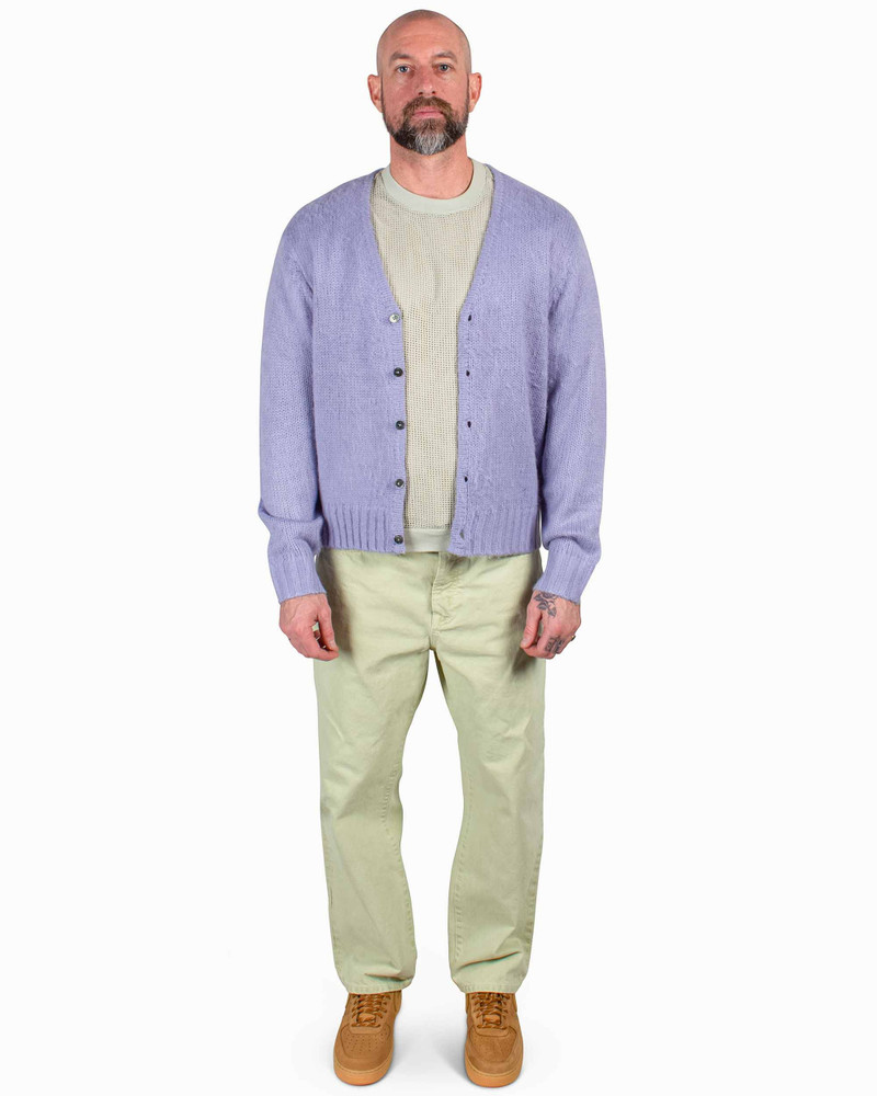 Stüssy Stüssy Brushed Cardigan Lavender outlook