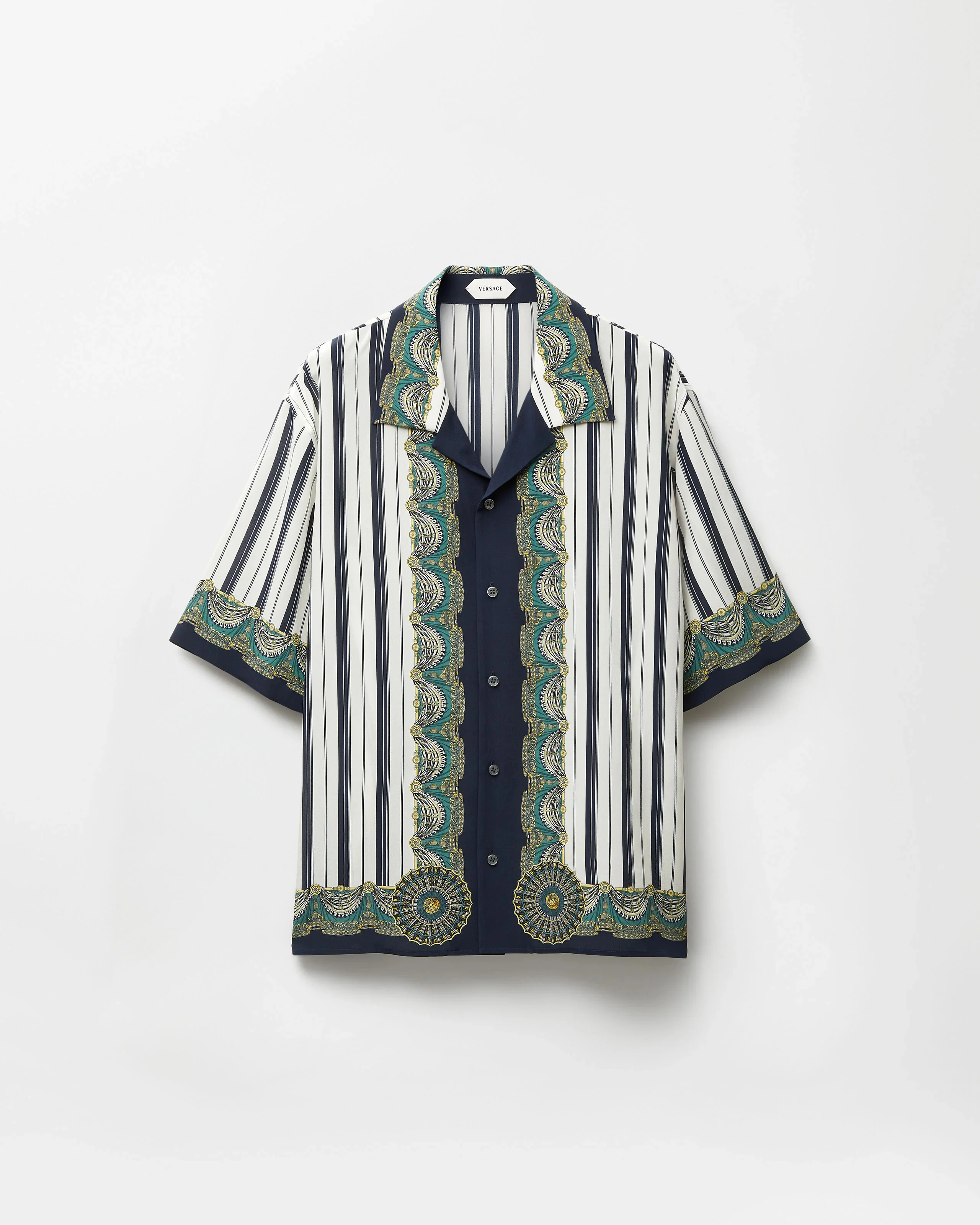 Printed Crêpe De Chine Silk Shirt - 1