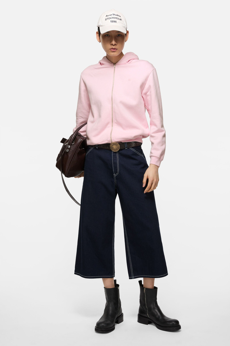 Acne Studios Hooded zipper sweater - Blossom pink outlook