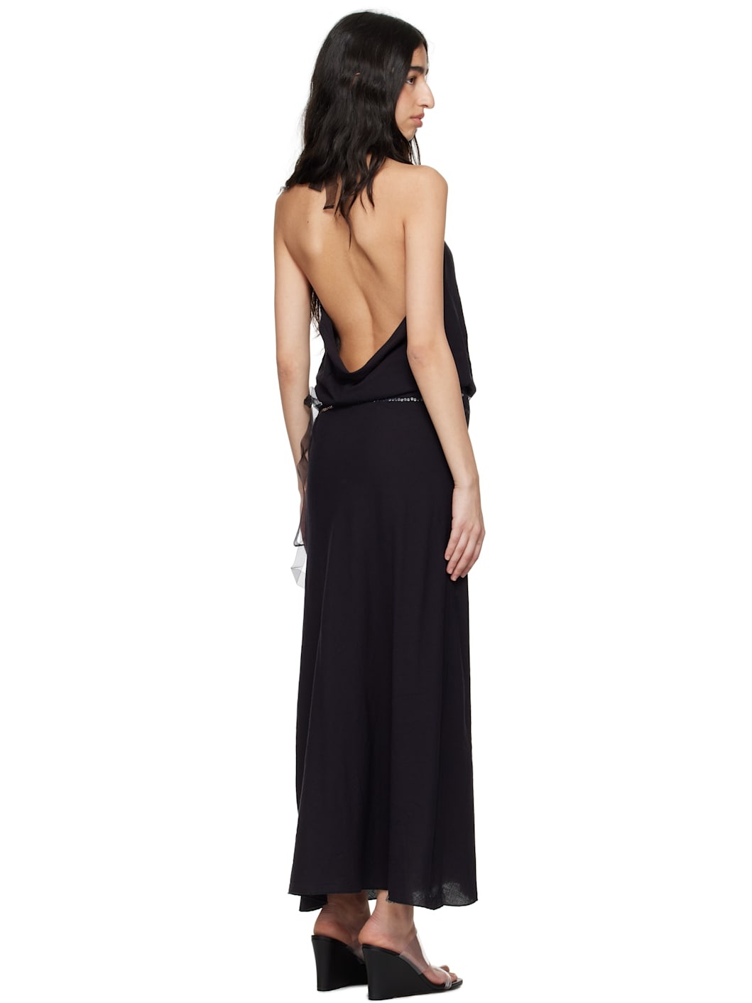 Black Costa Maxi Dress - 3